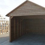 Timber garage